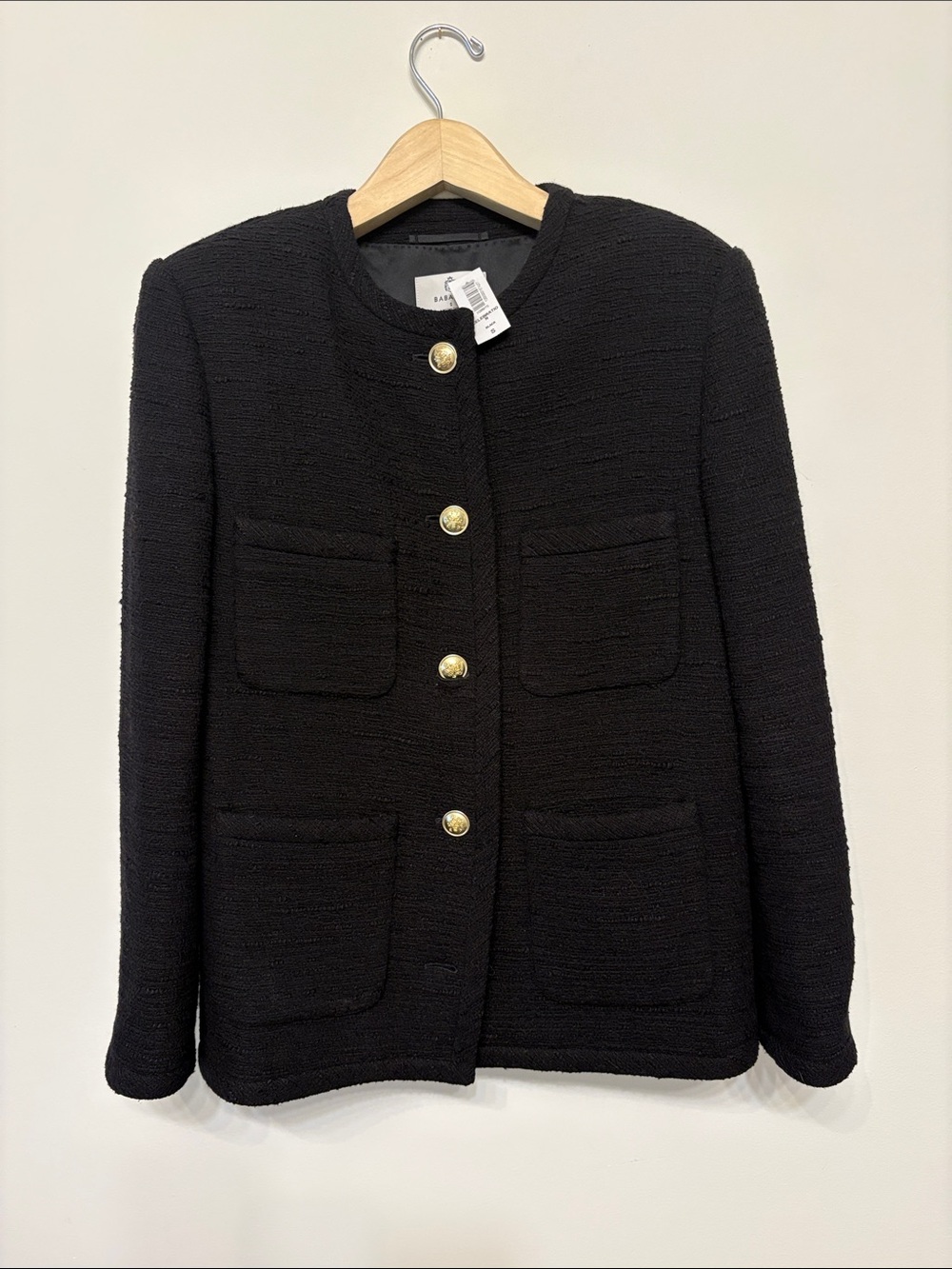 Aritzia Babaton black celebration blazer jacket sz s worn new
